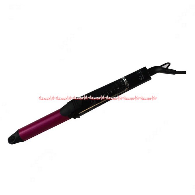 Klaz Pengeriting Rambut alat kriwil blow Kriting rambut Black pink Curl Curling Iron Curly Ikal Klas