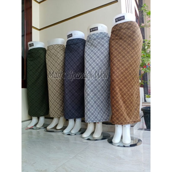 (ROK KOTAK)Rok span motif kotak termurah best seller/rok span korean style 2021