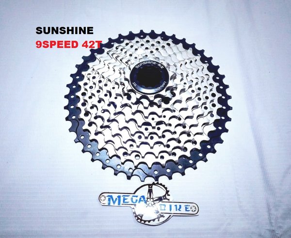 Sprocket SUNSHINE 9 Speed 11 42T Cassette 9speed 42 T sepeda lipat mtb