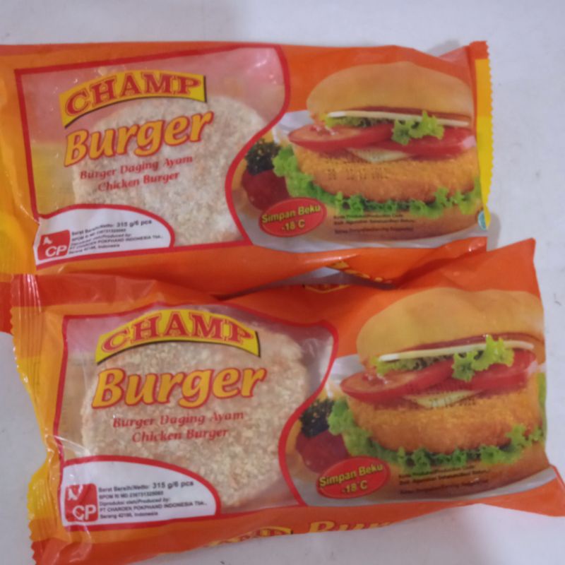 

Champ burger crispy