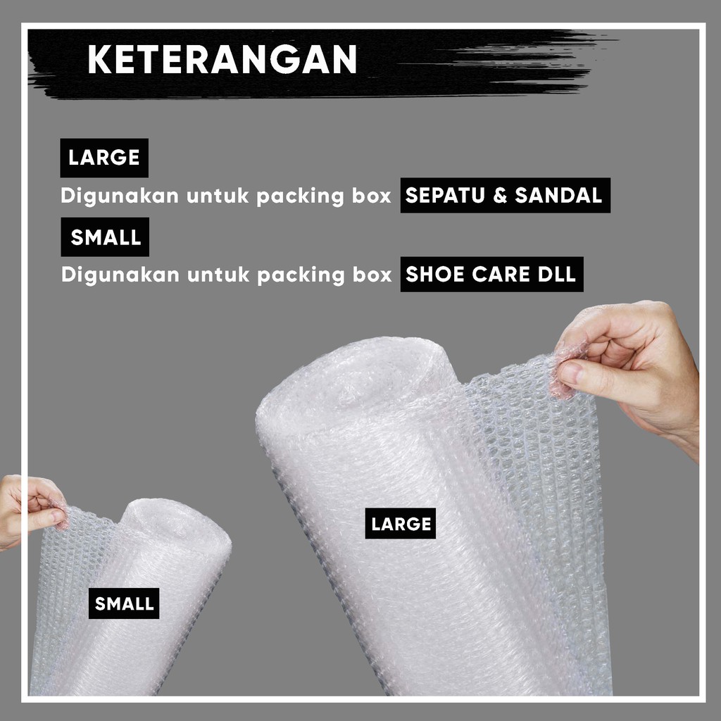 Prodigo * Extra Bubble Wrap Pelindung | Pengaman Dus