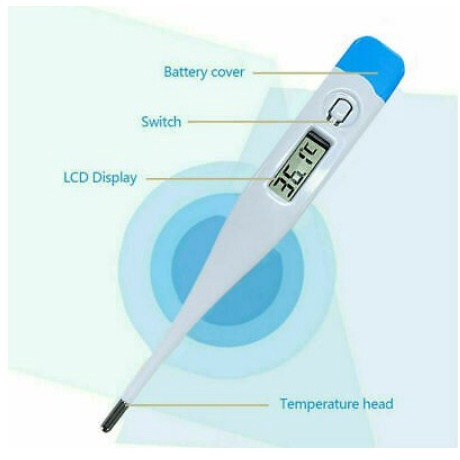 Termometer Thermometer Digital PUTIH Bayi Anak Dewasa