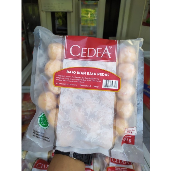 

Cedea Baso Ikan Pedas Kemasan 500gram