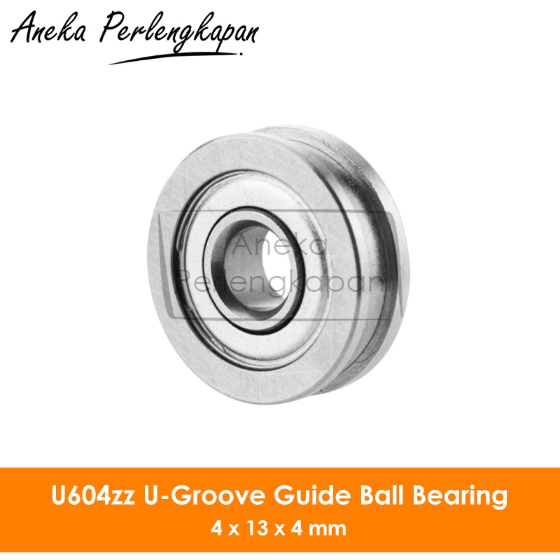 U604ZZ U-groove Bearing Extruder Guide Wheel