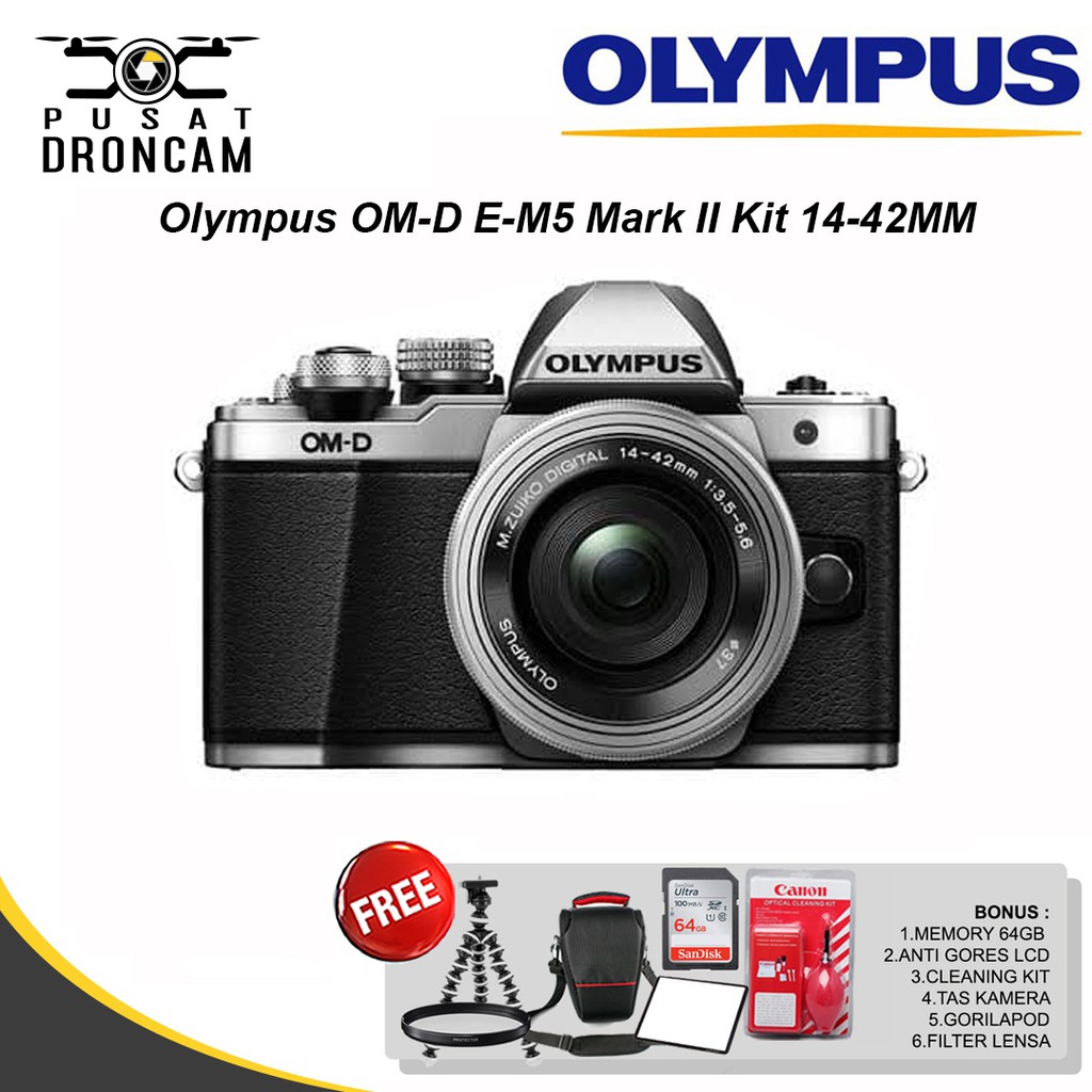 Camera Olympus OM-D E-M5 Mark II Kit 14-42MM