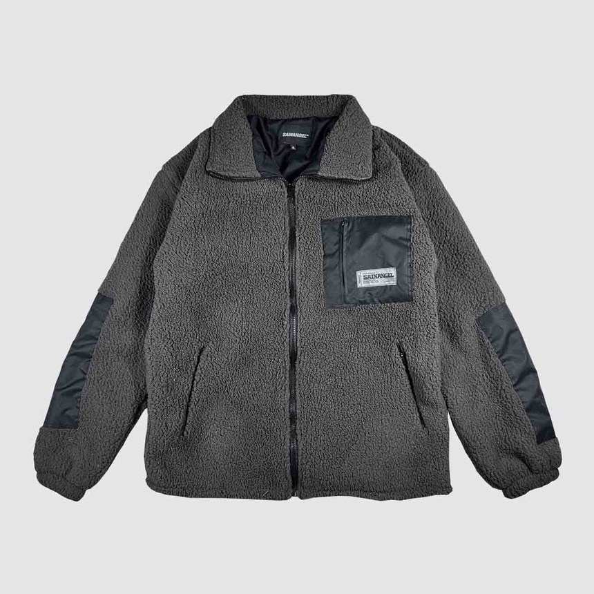 SHERPA JACKET "UTILITAS" DARK GREY