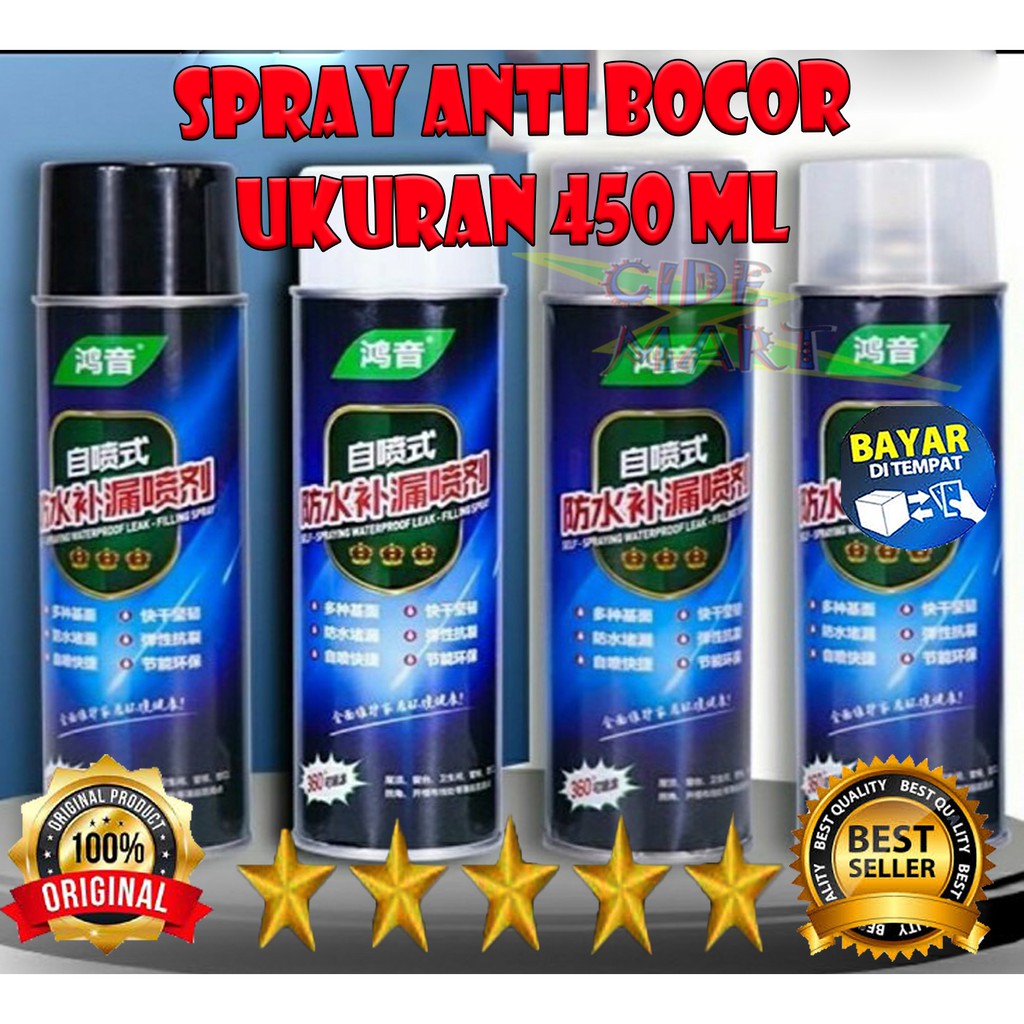 SPRAY ANTI BOCOR TAHAN AIR 450ML / SEMPROTAN ANTI BOCOR / SEMPROTAN WATERPROOF 450ML