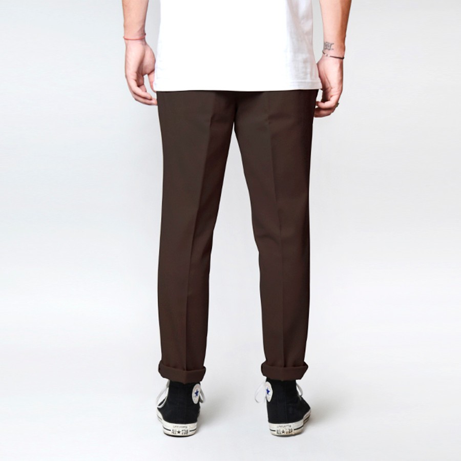 DICKIES WE872 Slim Fit Pant Choco Brown