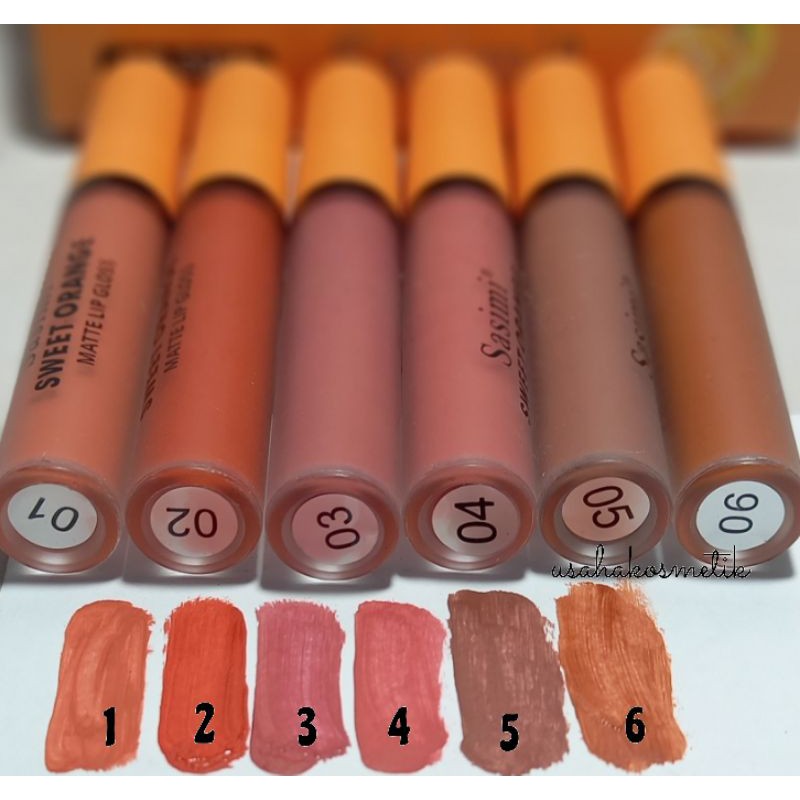 PROMO 6PC!! LIP GLOSS MATTE SASIMI (PICT 1) NO.S863