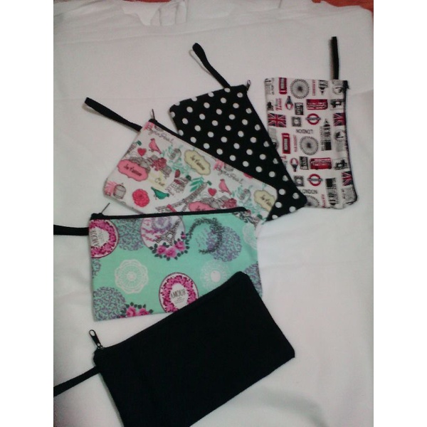 

simple tempat pensil kanvas motif dan polos best seller