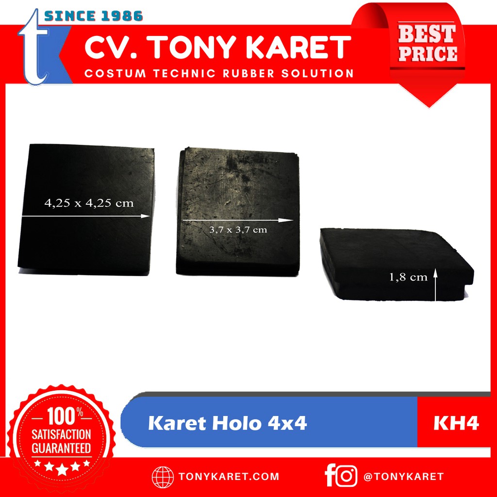 Karet kaki hollow 4x4 kaki kursi meja/pengaman pelindung furniture/kaki besi stainless holo 4 x 4