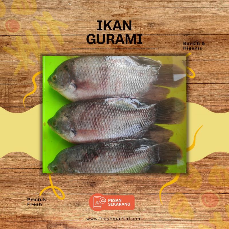 

Gurami Segar 1kg
