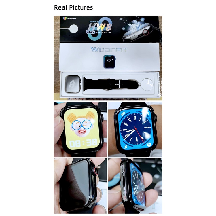 HW8 HW7 Max Smartwatch 1.99 inch Always On Display NFC Bluetooth Call HW 7 Max Smart Watch