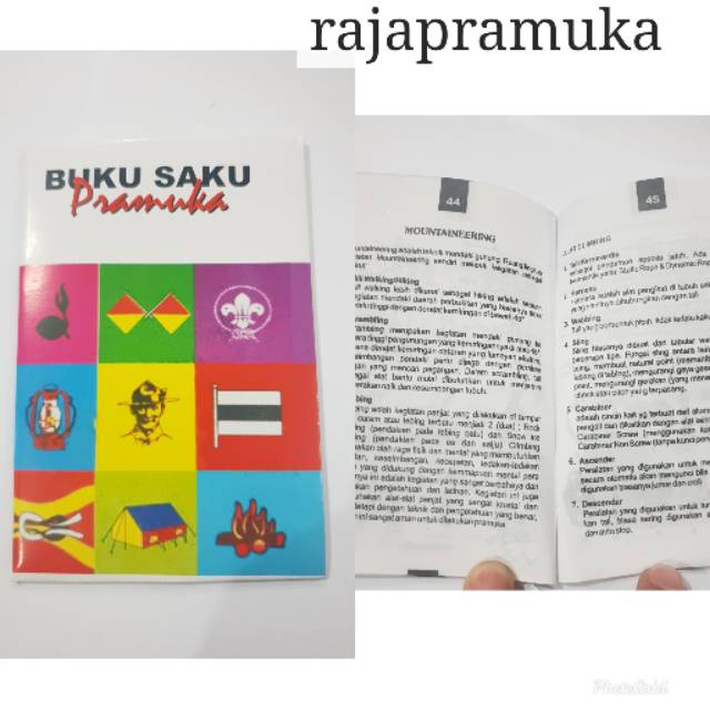 

Buku Saku Pramuka kertas HVS KWARNAS PRAMUKA