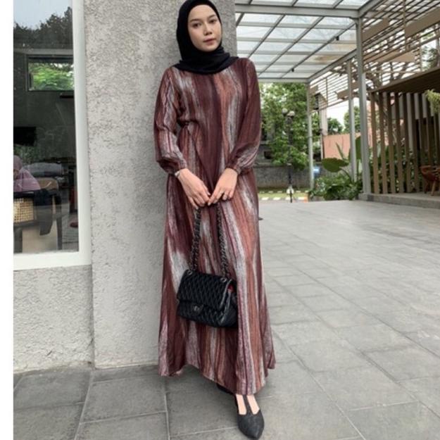 {MUS.21Jl22ˢ} WOODY DRESS BY HAWACORNER DRESS RAYON MOTIF