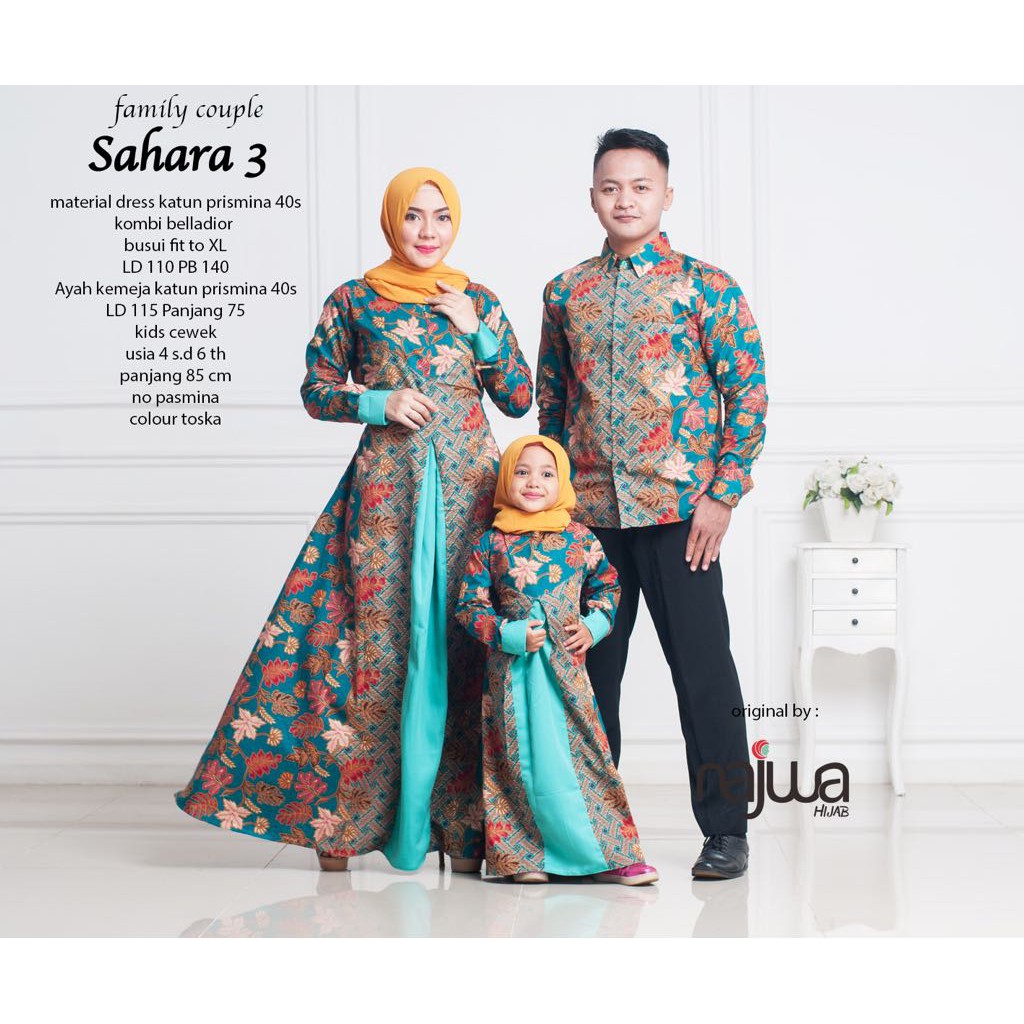 960 Koleksi Model Baju Batik Ibu Dan Anak Perempuan HD