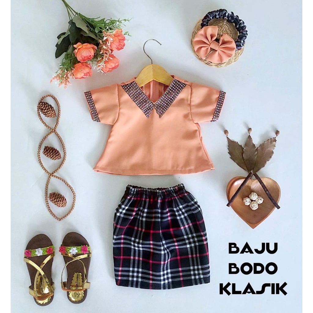 Setelan Baju Bodo Anak Unik/Baju Adat/Setelan Anak