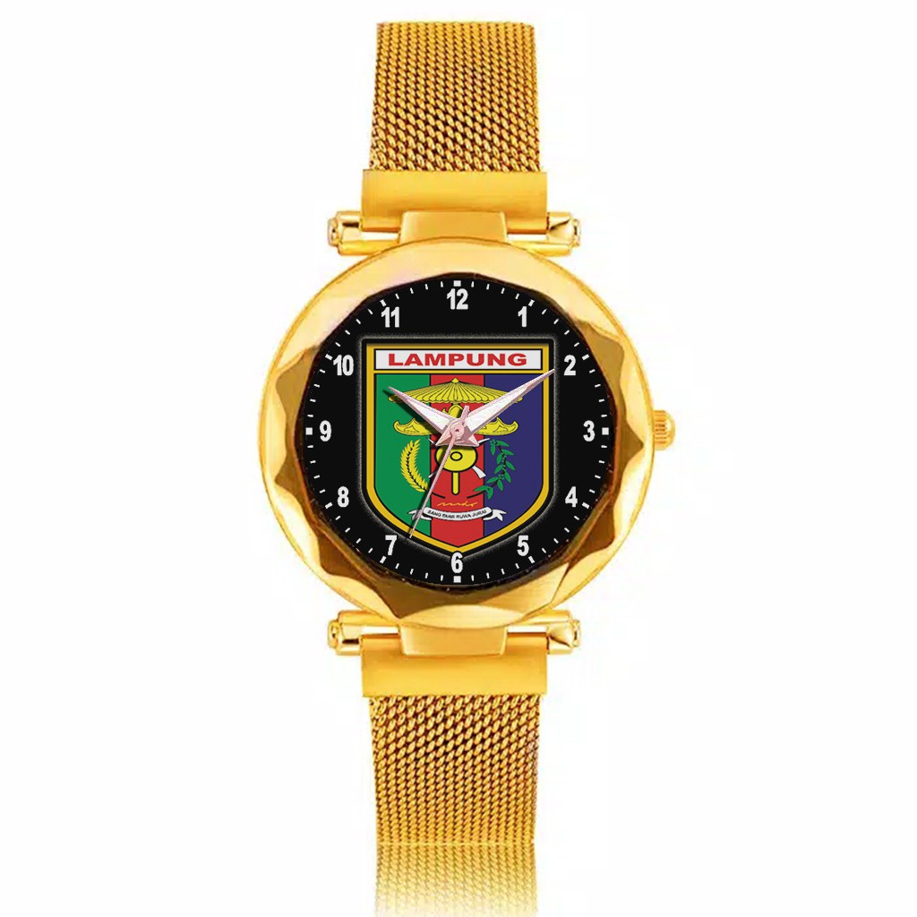 JAM TANGAN WANITA LOGO PROVINSI (PEMPROV) LAMPUNG