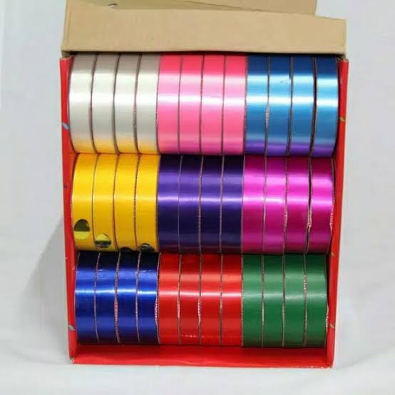 Pita Kado Biasa 2cm Jepang Plastik Kertas Ribbon Polos Kertas Warna Warni Biru Tua Muda Merah Emas Ungu Fuchia Hijau Pink Silver Gift Hadiah Parcel Ulang Tahun Anniversary Birthday Party Wisuda Graduate Bouquete Bucket Prakarya Grosing Prakarya Malang