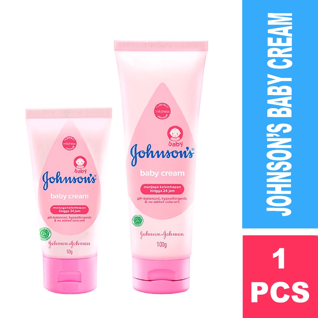 Bisa COD JOHNSON'S Baby Cream - Krim Bayi 50gr 100gr Pelembab Kulit Bayi