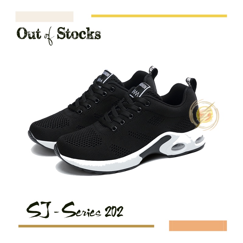 [COD] Sepatu Sneakers Wanita - Sepatu Fashion wanita Kualitas Super Premium 202 - BLACK