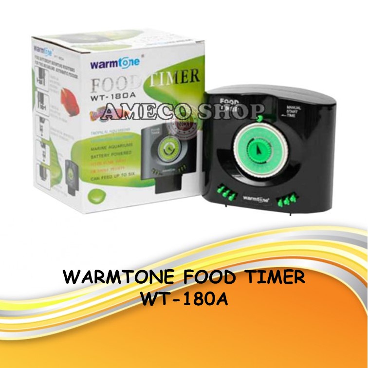 WARMTONE Food Timer WT 180 A Alat Makanan Ikan Otomatis 180g