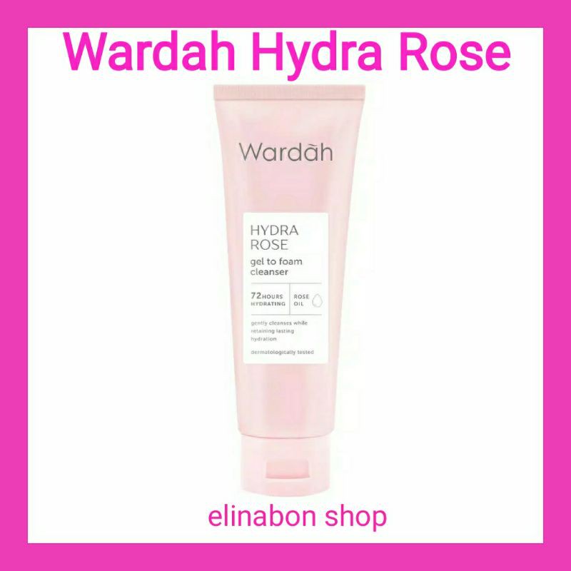 WARDAH Hydra Rose Gel to Foam Cleanser 100 ml