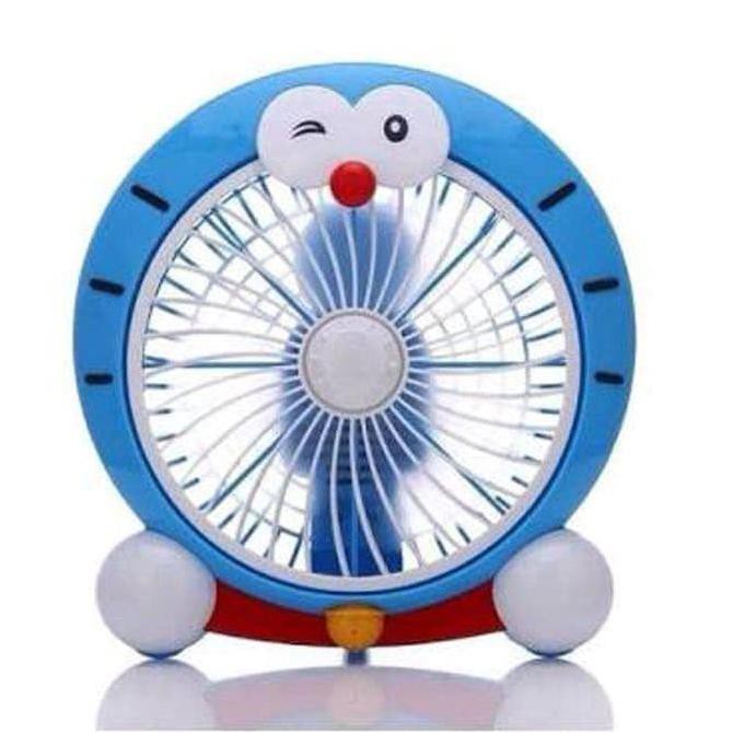 Kipas Angin KARAKTER DORAEMON Box Fan. BoxFan WELHOME - Biru
