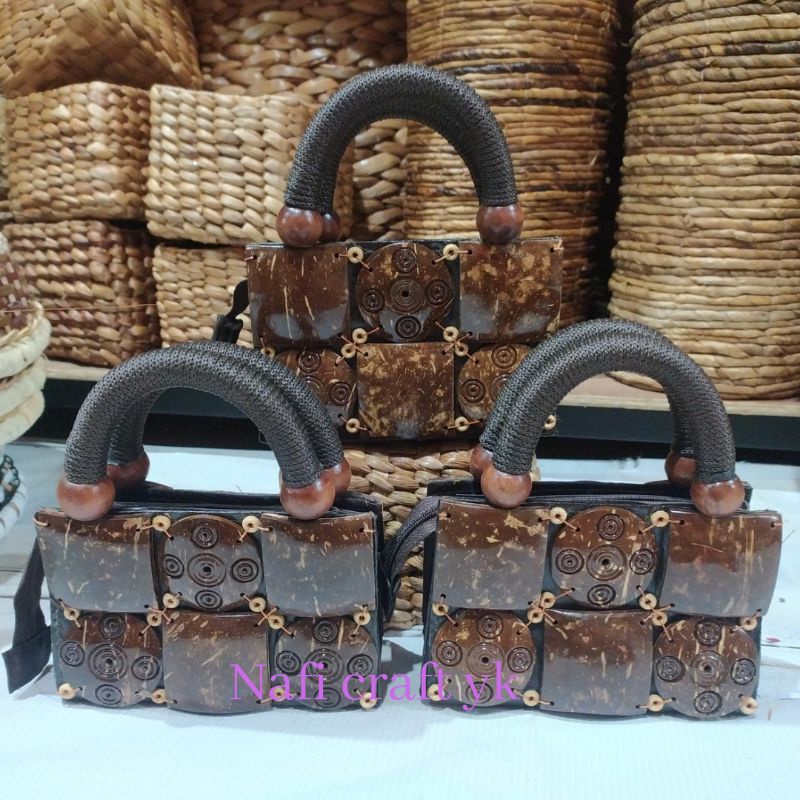 Tas batok kelapa mini
