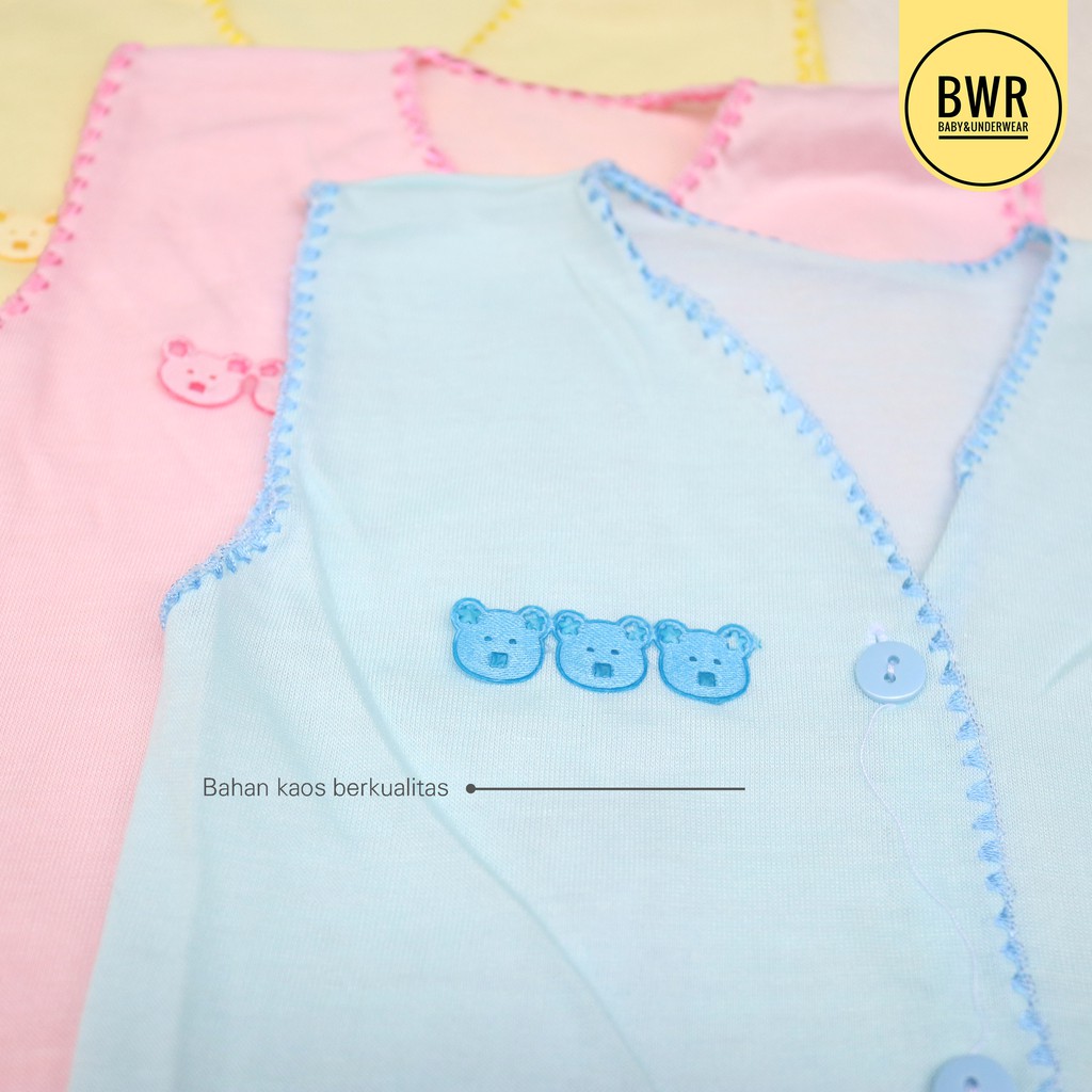 [ 3pc ] Baju Boboko KUTUNG WARNA | Perlengkapan Pakaian Bayi Newborn Murah Berkualitas - Bwr IX