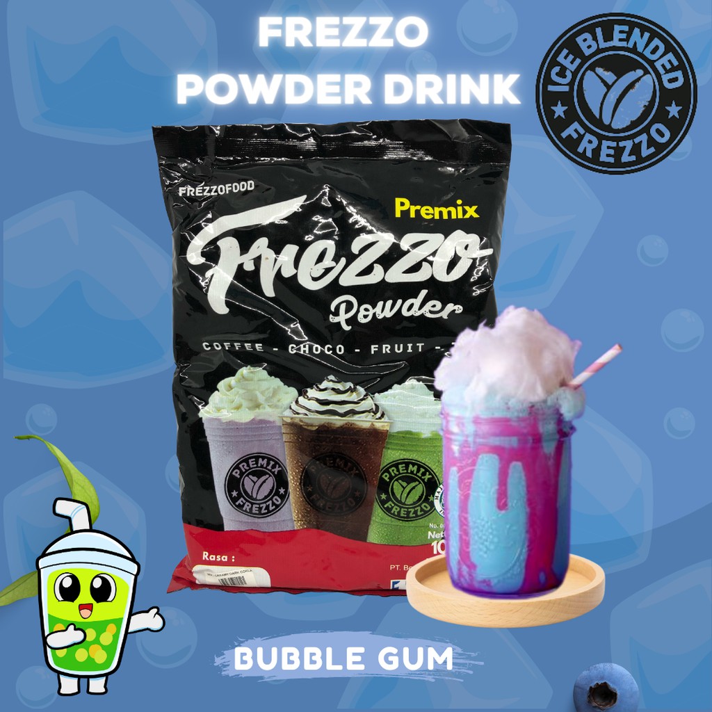 Frezzo Bubuk Minuman Rasa Permen Karet / Bubble Gum Powder Drink 1 Kg