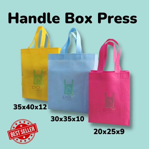 

Tas Spunbond Box 35x40x12cm / Goodie Bag Kotak Tebal 75gsm