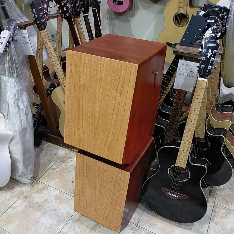 cajon kotak bonus packing kayu