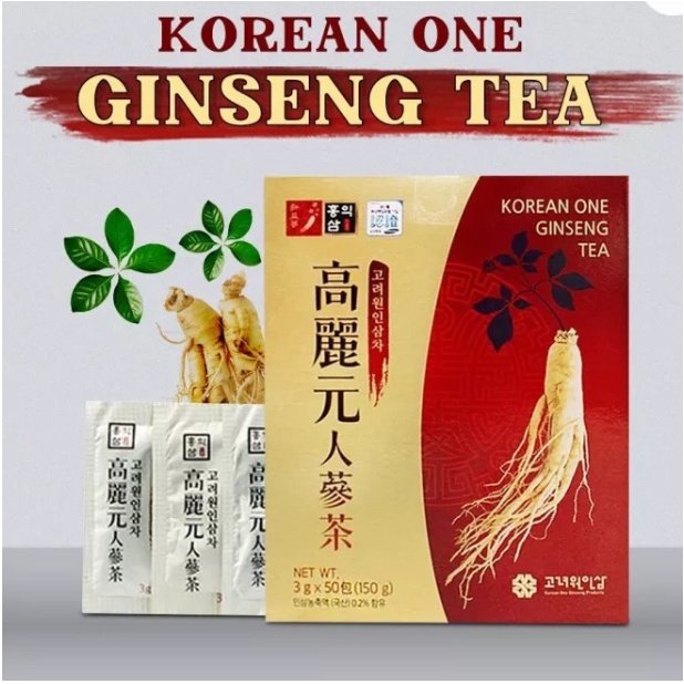 

Korean One Ginseng Tea Teh Ginseng Korea Sachet