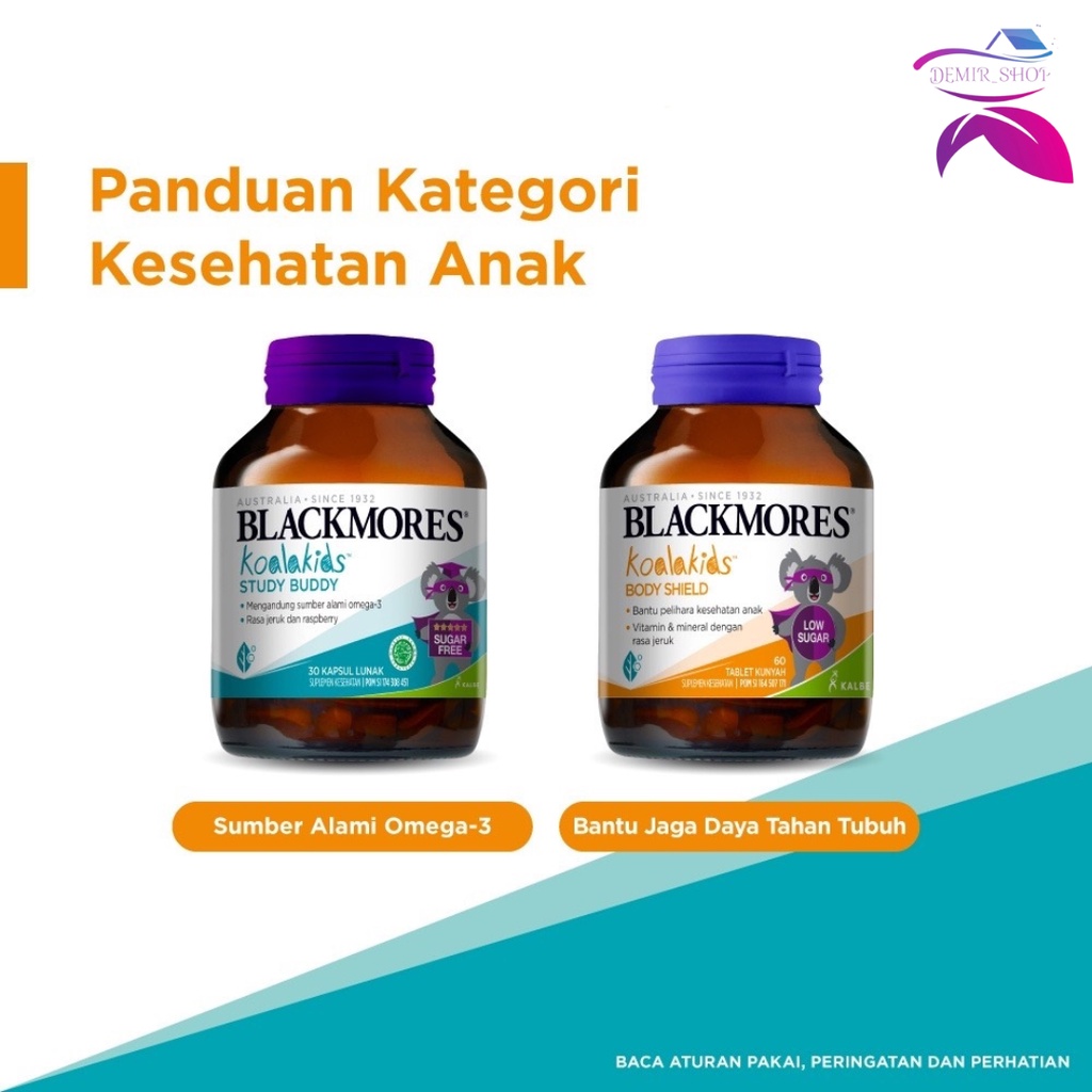 Blackmores Koala Kids Body Shield Suplemen Daya Tahan Tubuh Anak