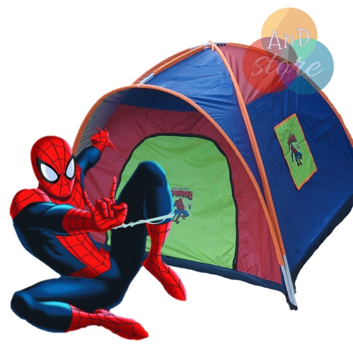 [MURAH] [BISA COD] Tenda Anak Laki-Laki Ukuran 160x160 cm Karakter Spiderman Boboiboy - SPIDERMAN