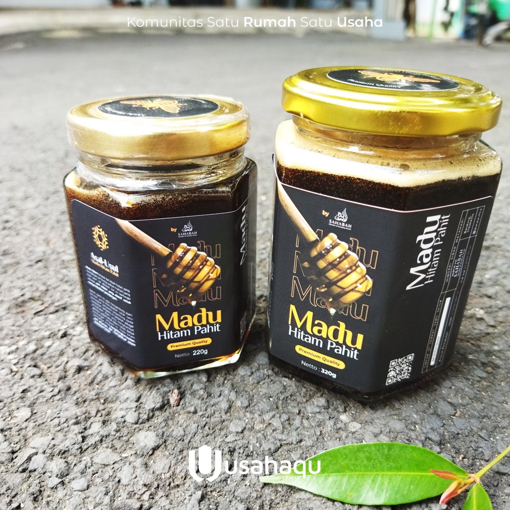 

Madu Hitam Pahit Original 320 gram Premium Asli Plus Propolis Sahabah