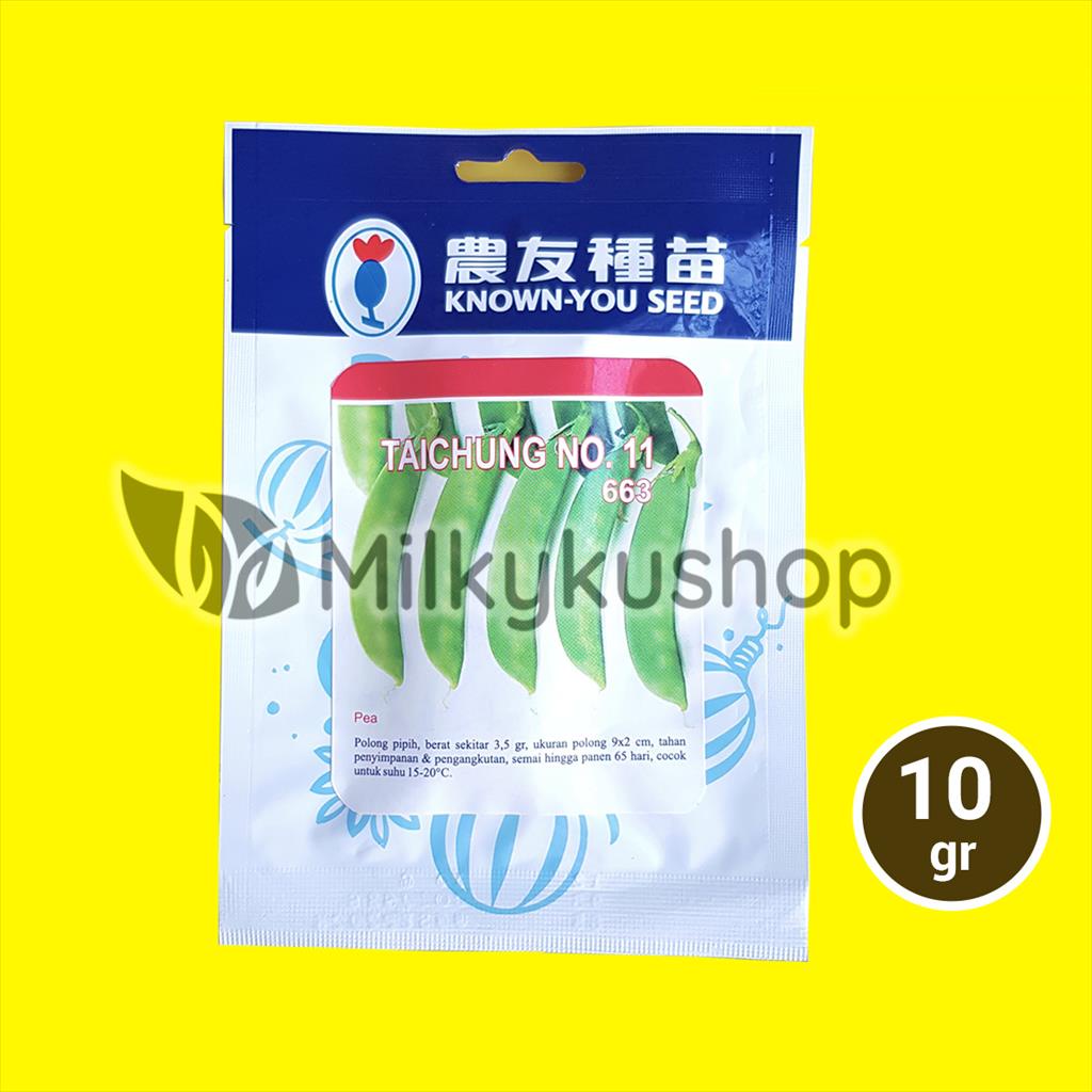 BENIH KYS KNOWN YOU SEED KAPRI PEA TAICHUNG NO 11 BERAT 10 GRAM KP