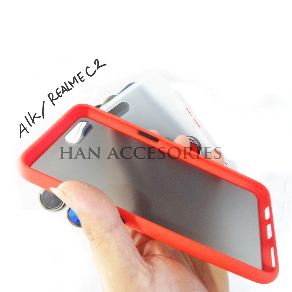 OPPO A1K / Realme C2 Case Fuze Dove / Hardcase / Matte Colour