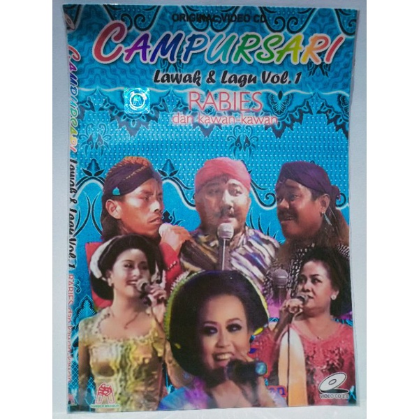 VCD original campursari lawak & lagu vol.1 rabies dkk