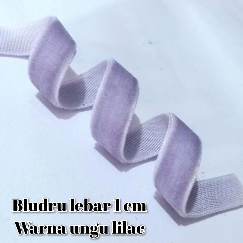 

PER METER PITA BLUDRU LEBAR 1CM WARNA UNGU LILAC