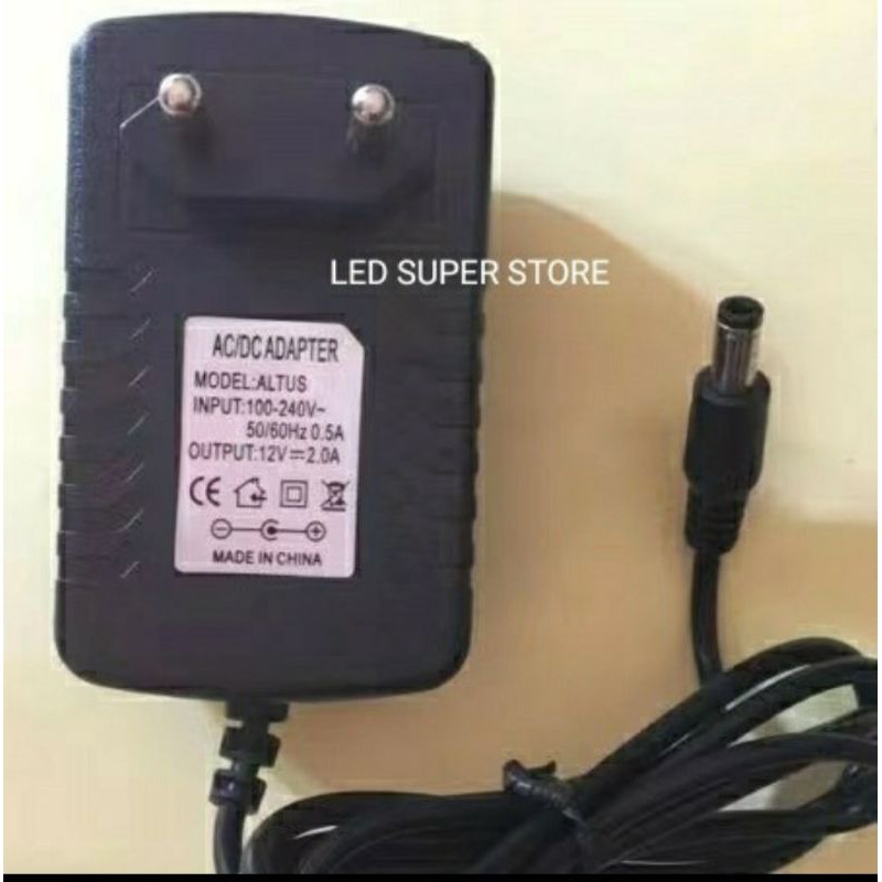 Adaptor AC/DC 12v 1a 2a - adapter 12 volt 1 ampere 2 ampere