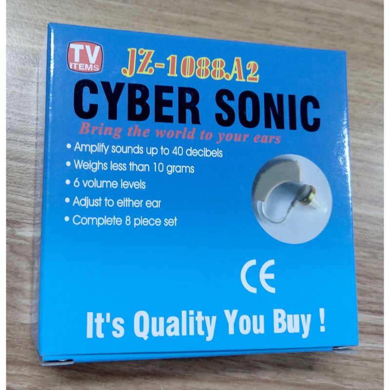 Alat Bantu Dengar Orang Tua Cyber Sonic PREMIUM Baterai