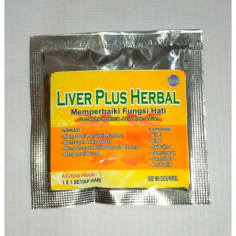 Liver plus herbal - mengobati ayam pucat