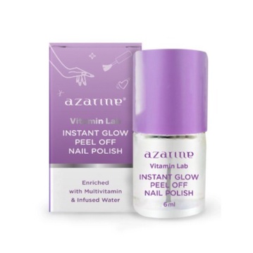 Azarine Vitamin Lab Instant Glow Peel Off Nail Polish 6ml