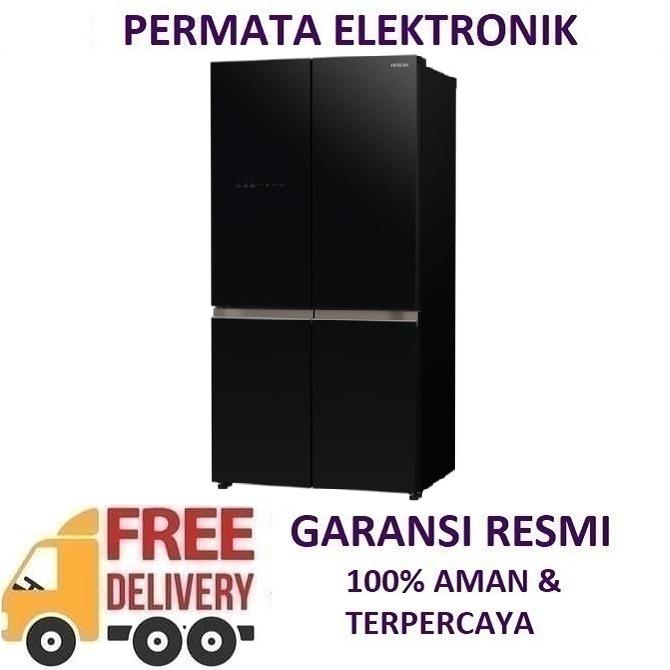 HITACHI R-WB64VGD0 Kulkas 569 Liter 4 Pintu Inverter RWB64VGD0 GBK Termurah