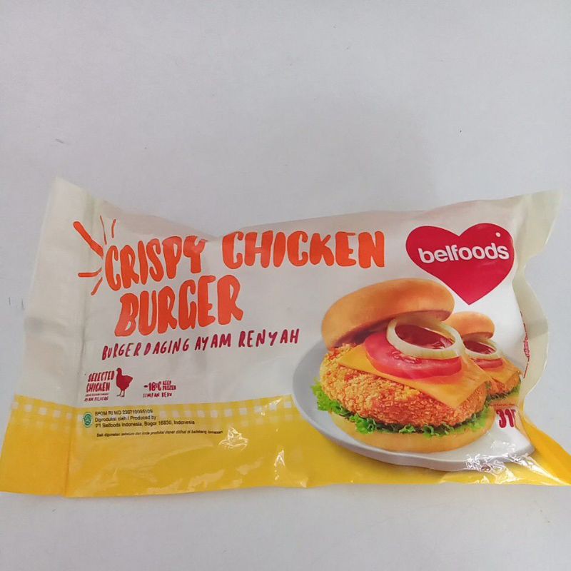 

CRISPY CHIKEN BURGER BELFOODS 6 BIJI 315 GRAM - TASYA KITCHEN