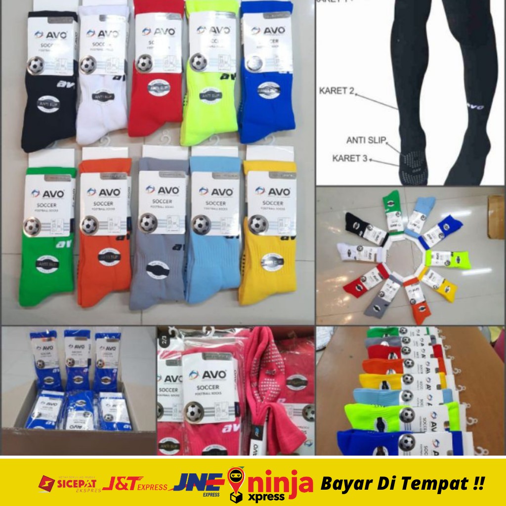KAOS KAKI AVO PANJANG ANTI SLIP