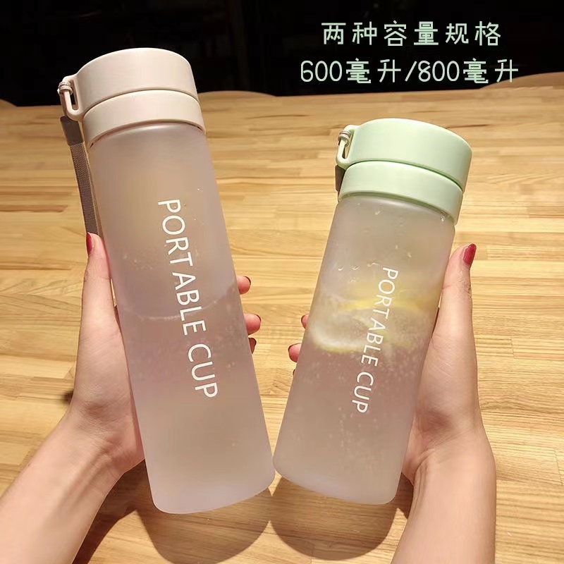 Ready - Botol Minum Plastik 600 ML &amp; 800 ML Portable Cup High Quality