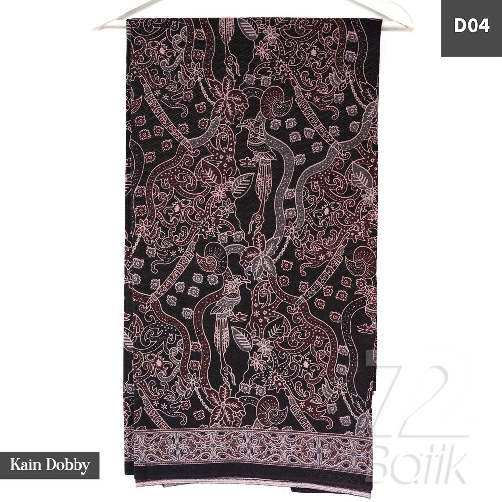 KAIN BATIK PREMIUM Dobby Motif Burung Asmat Warna Hitam Ireng Item Dolbi Dobi Doby 726965 Cap 72 Jarik Jarit Samping Kebat Panjang Batik Dobby Modern Premium Bahan Seragam Batik Pernikahan Kantor Keluarga Murah Kamen Jadi Batik Bali Lembaran